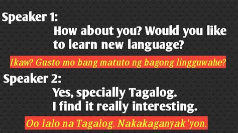 Translate handle the situation in Tagalog with examples.
